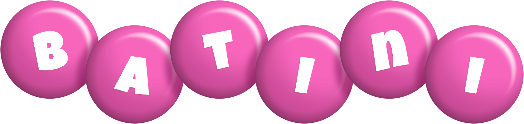 Batini candy-pink logo