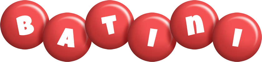 Batini candy-red logo