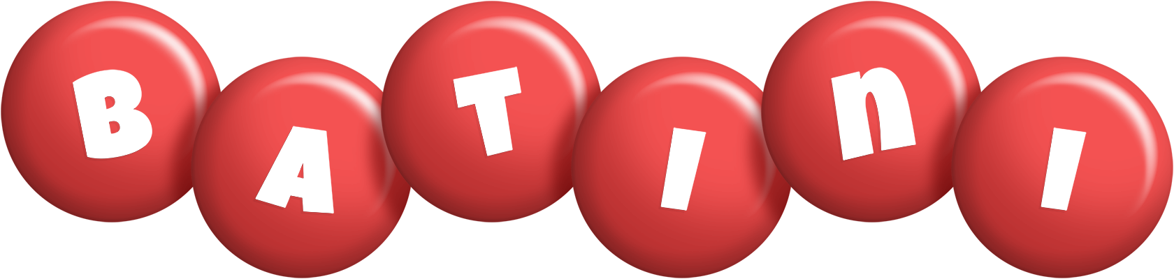 Batini candy-red logo