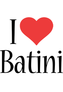 Batini i-love logo