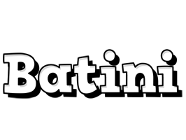 Batini snowing logo