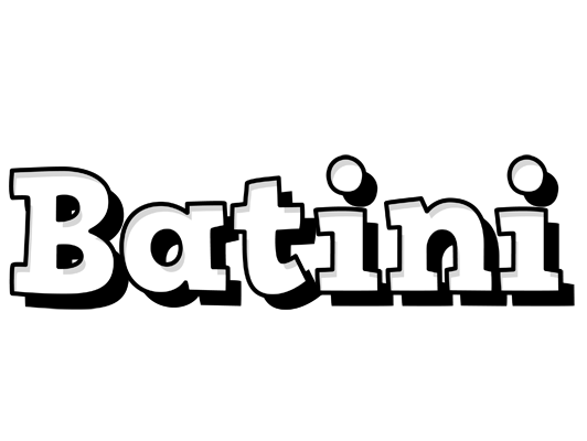Batini snowing logo