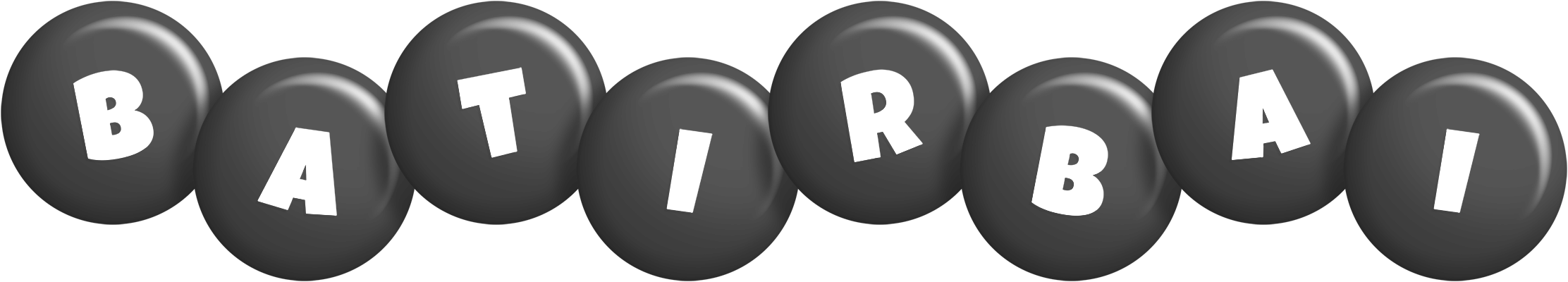 Batirbai candy-black logo
