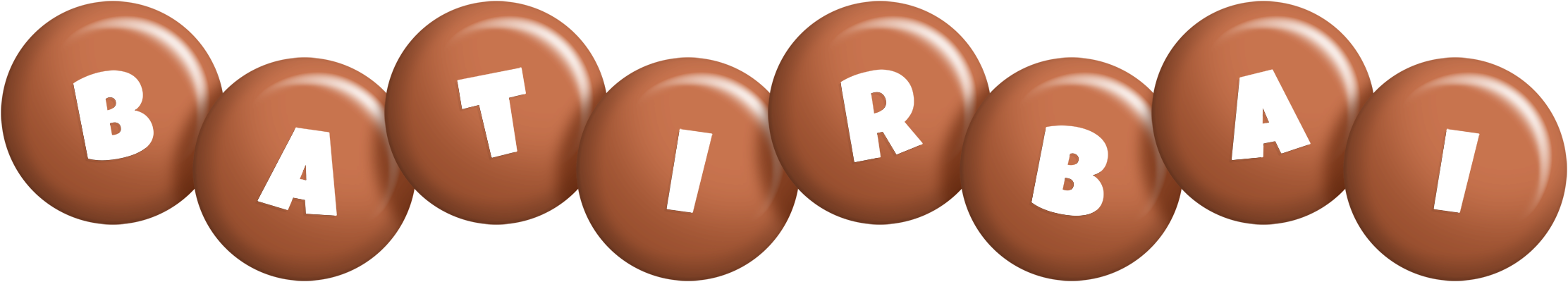 Batirbai candy-brown logo