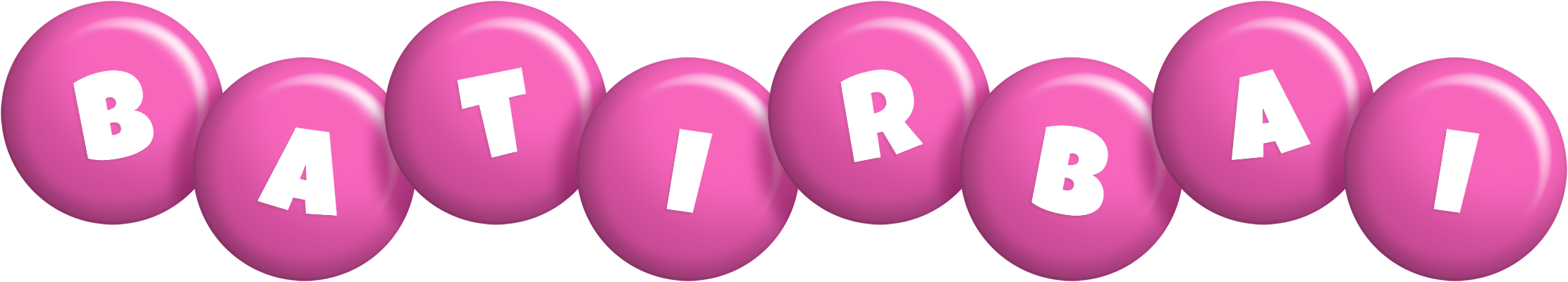 Batirbai candy-pink logo
