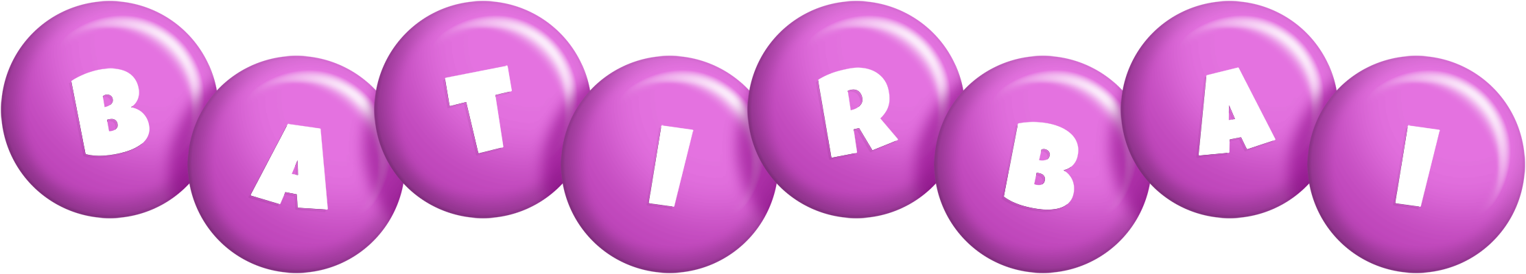 Batirbai candy-purple logo