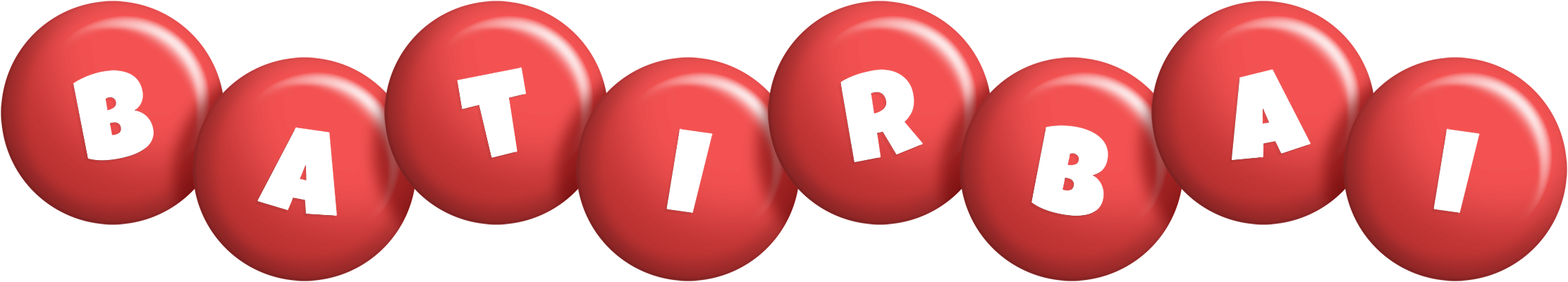 Batirbai candy-red logo