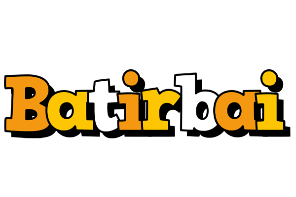 Batirbai cartoon logo