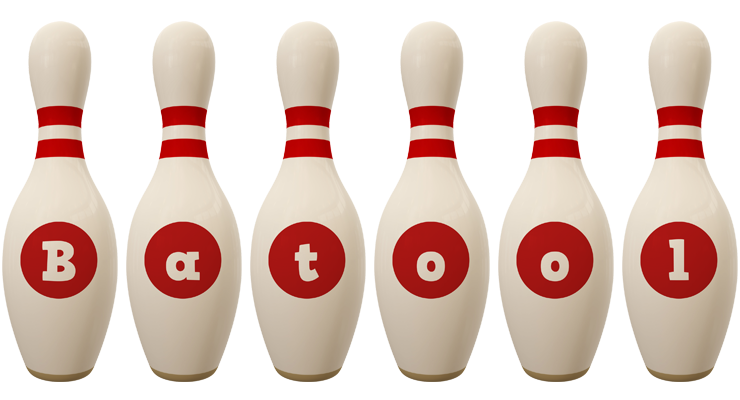 Batool bowling-pin logo