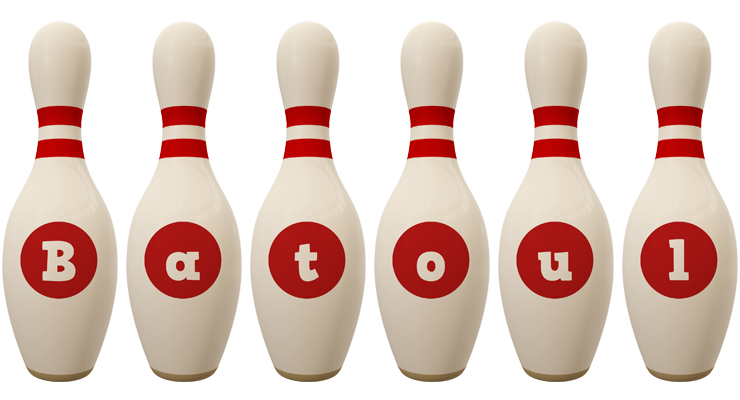 Batoul bowling-pin logo