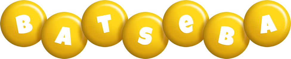 Batseba candy-yellow logo