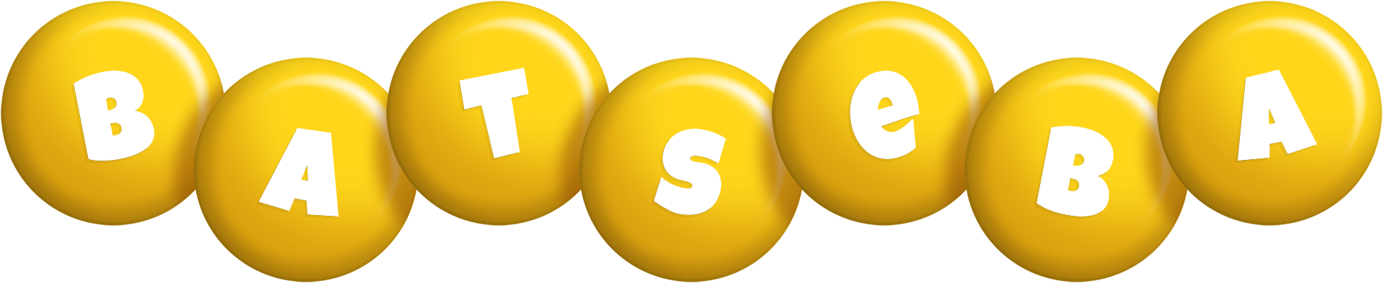 Batseba candy-yellow logo