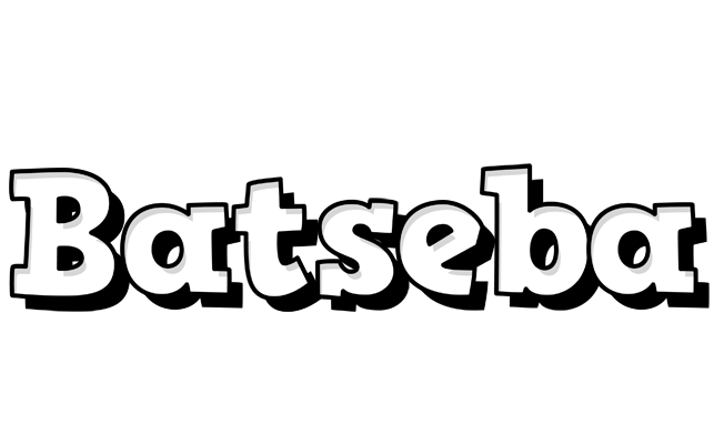 Batseba snowing logo