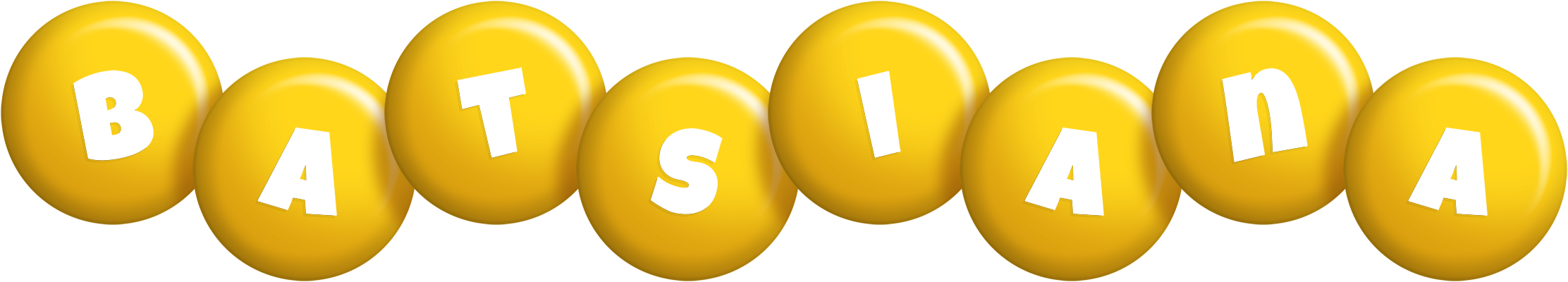 Batsiana candy-yellow logo