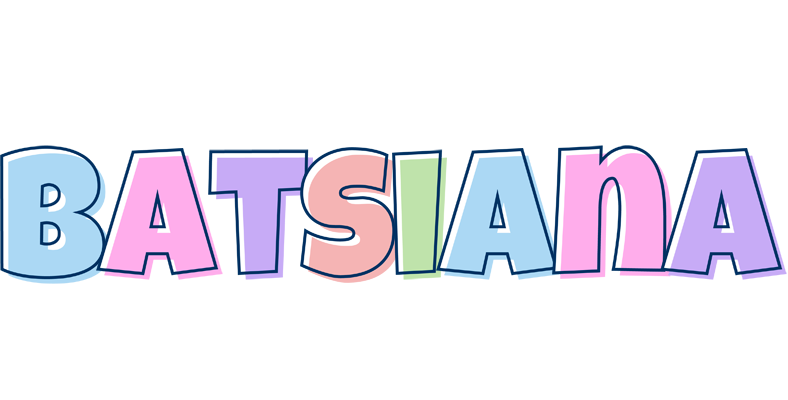Batsiana pastel logo