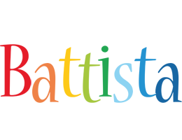 Battista birthday logo