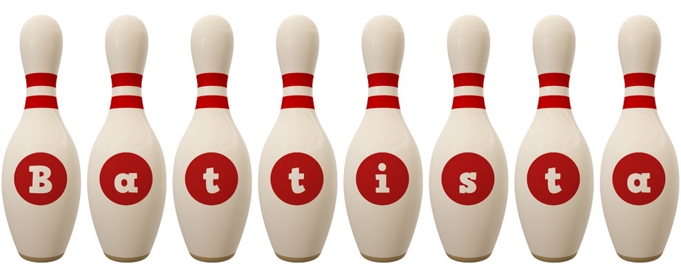 Battista bowling-pin logo