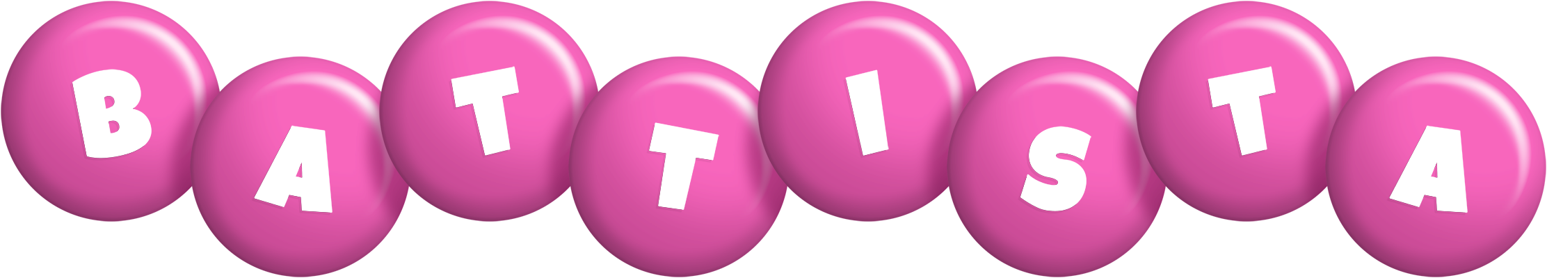 Battista candy-pink logo