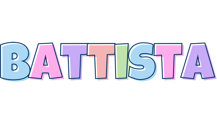Battista pastel logo