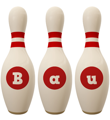Bau bowling-pin logo