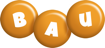 Bau candy-orange logo