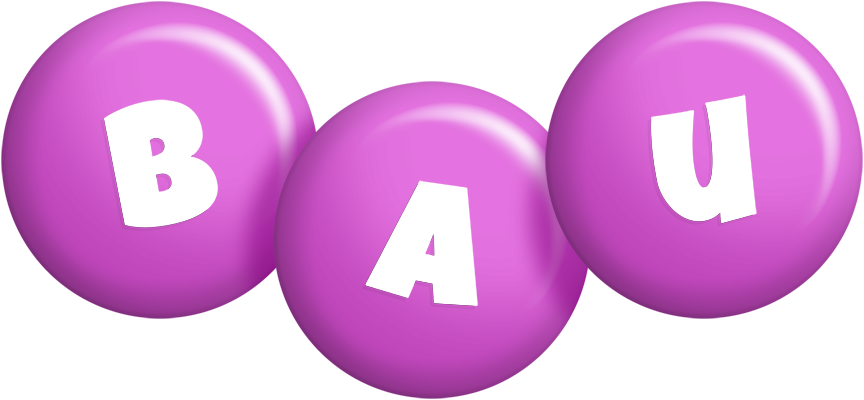 Bau candy-purple logo