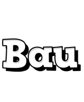 Bau snowing logo