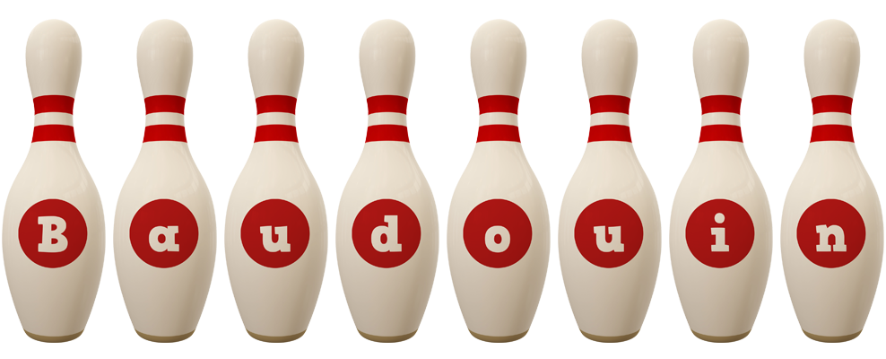 Baudouin bowling-pin logo