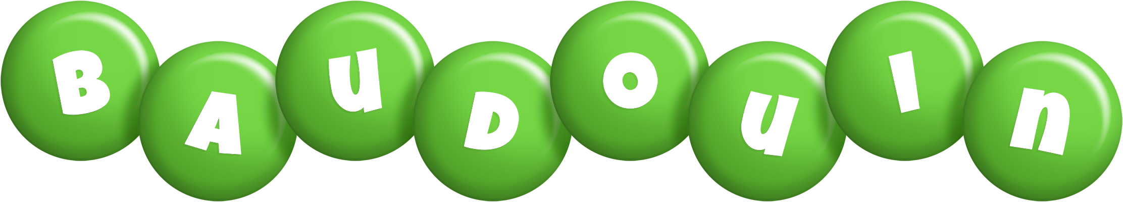 Baudouin candy-green logo