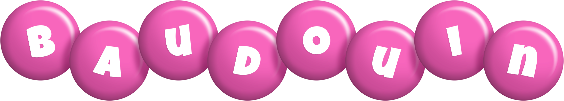 Baudouin candy-pink logo