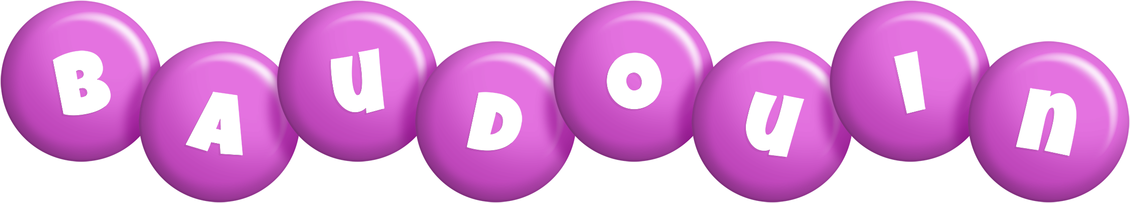 Baudouin candy-purple logo