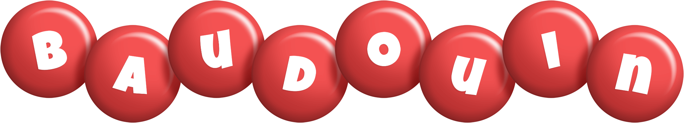 Baudouin candy-red logo