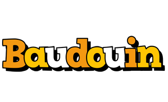 Baudouin cartoon logo