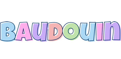 Baudouin pastel logo