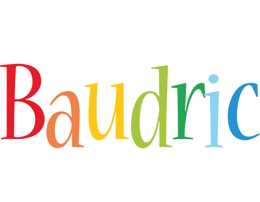 Baudric birthday logo