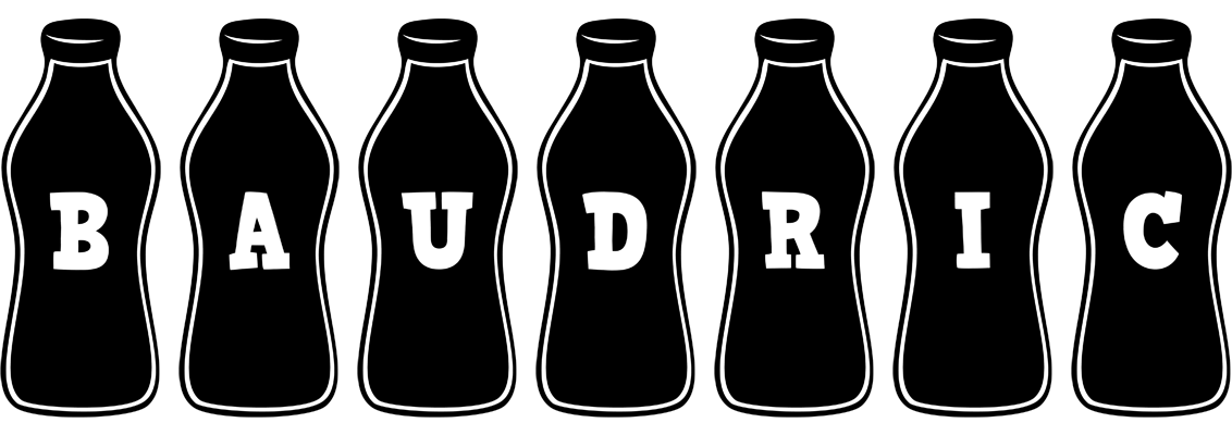 Baudric bottle logo