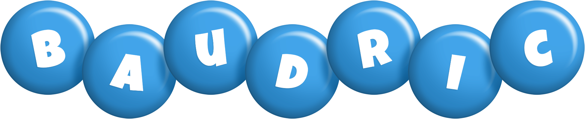 Baudric candy-blue logo