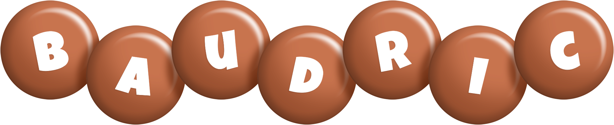 Baudric candy-brown logo