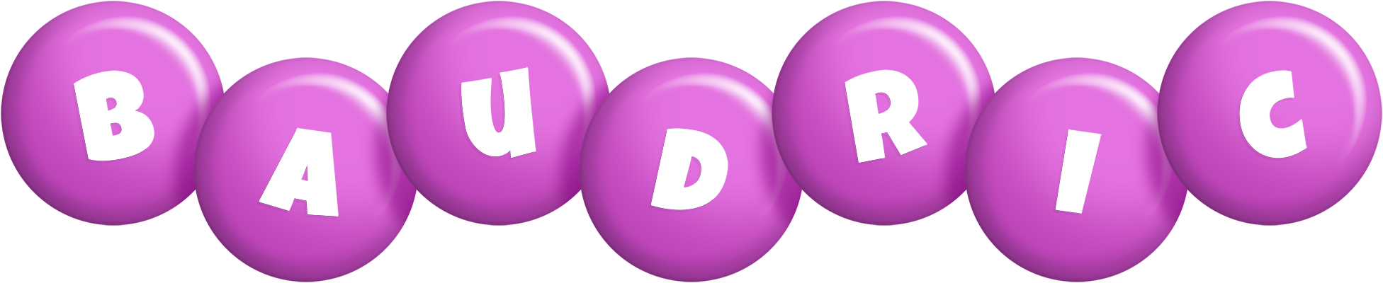 Baudric candy-purple logo