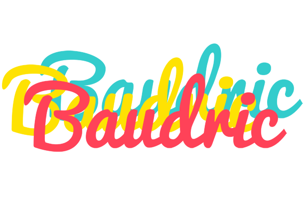 Baudric disco logo