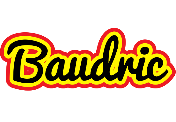 Baudric flaming logo