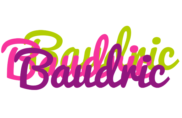 Baudric flowers logo