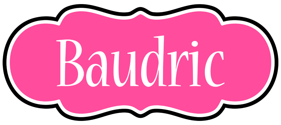 Baudric invitation logo