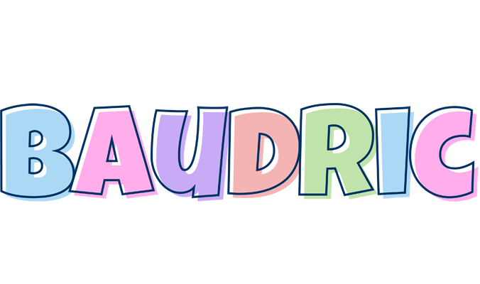 Baudric pastel logo