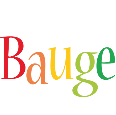 Bauge birthday logo