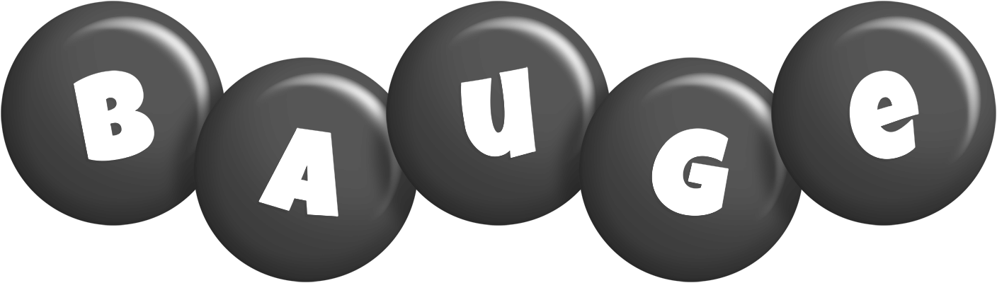 Bauge candy-black logo