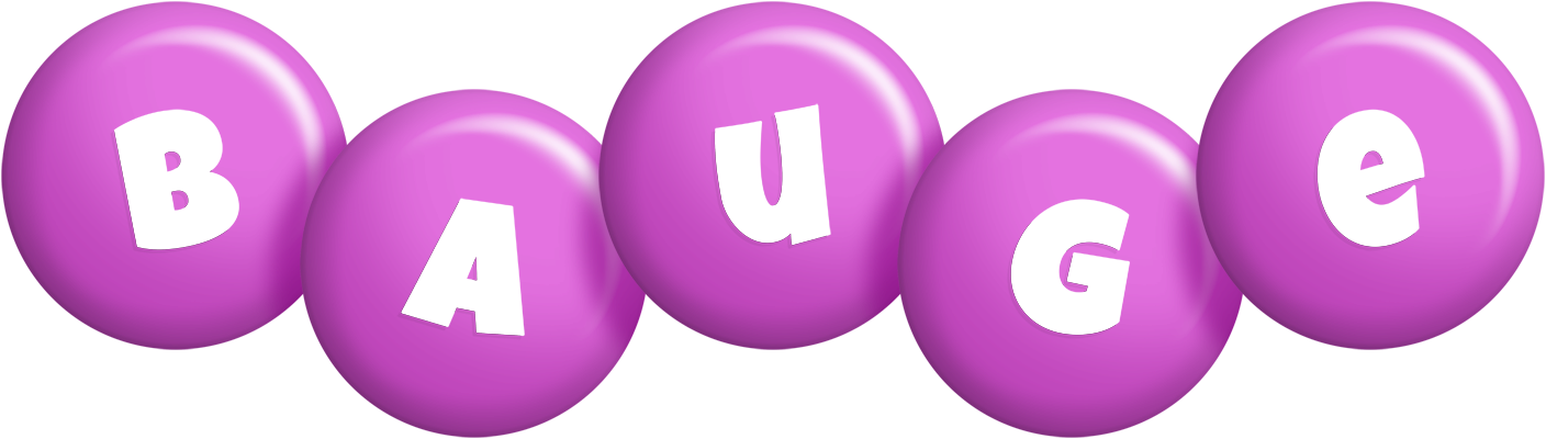 Bauge candy-purple logo