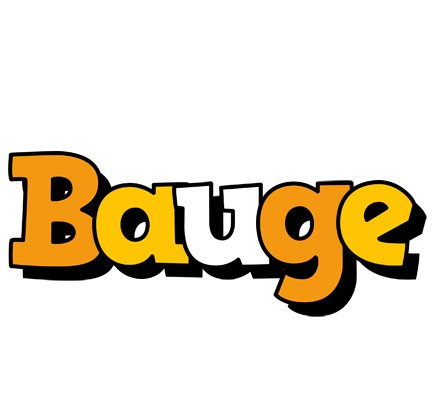 Bauge cartoon logo