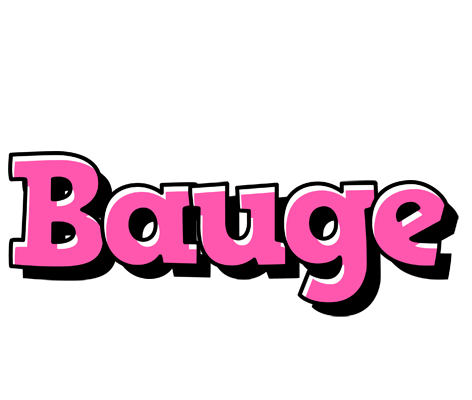 Bauge girlish logo
