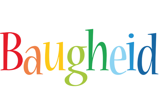 Baugheid birthday logo